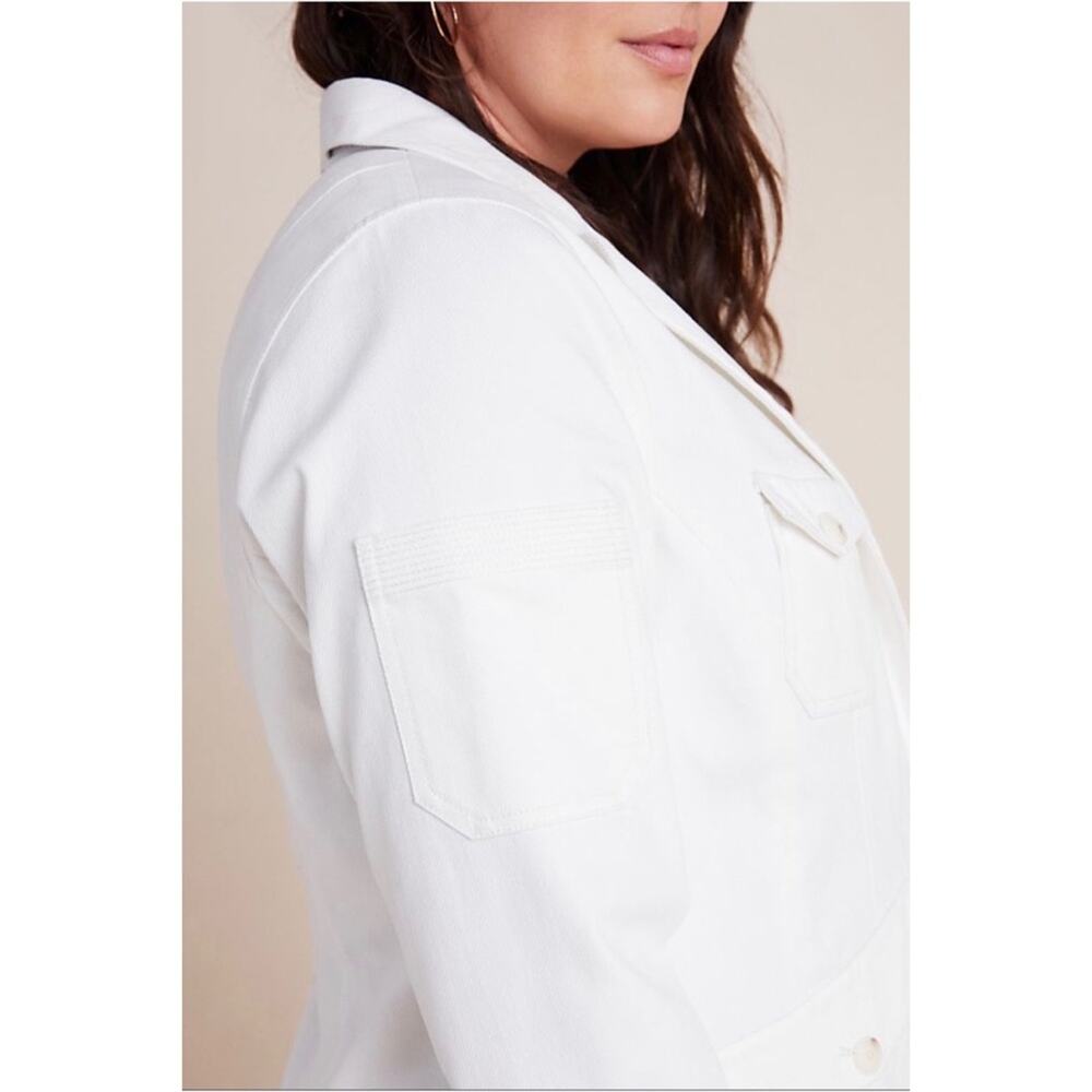 NWT Anthropologie Neve Utility Jacket in White - Picture 3 of 10